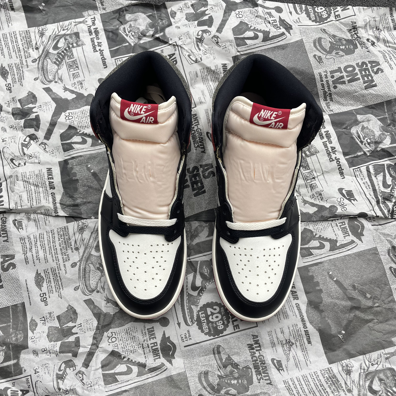 Air Jordan 1 Retro High Og Black Toe Chicago (7) - newkick.vip